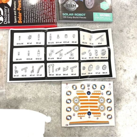 Discovery Kids Solar Robot Creation Kit Age 8+ New in Box! - Picture 6 of 8